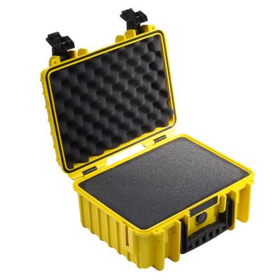 B&W outdoorový kufr typ 3000, s předřezanou pěnovou výplní, žlutý