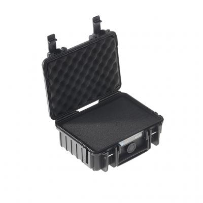 B&W outdoorový kufr typ 500 s předřezanou pěnovou výplní, černý