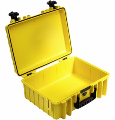 B&W outdoorový kufr typ 5000, prázdný, žlutý