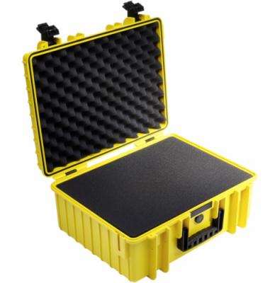 B&W outdoorový kufr typ 6000, s předřezanou pěnovou výplní, žlutý