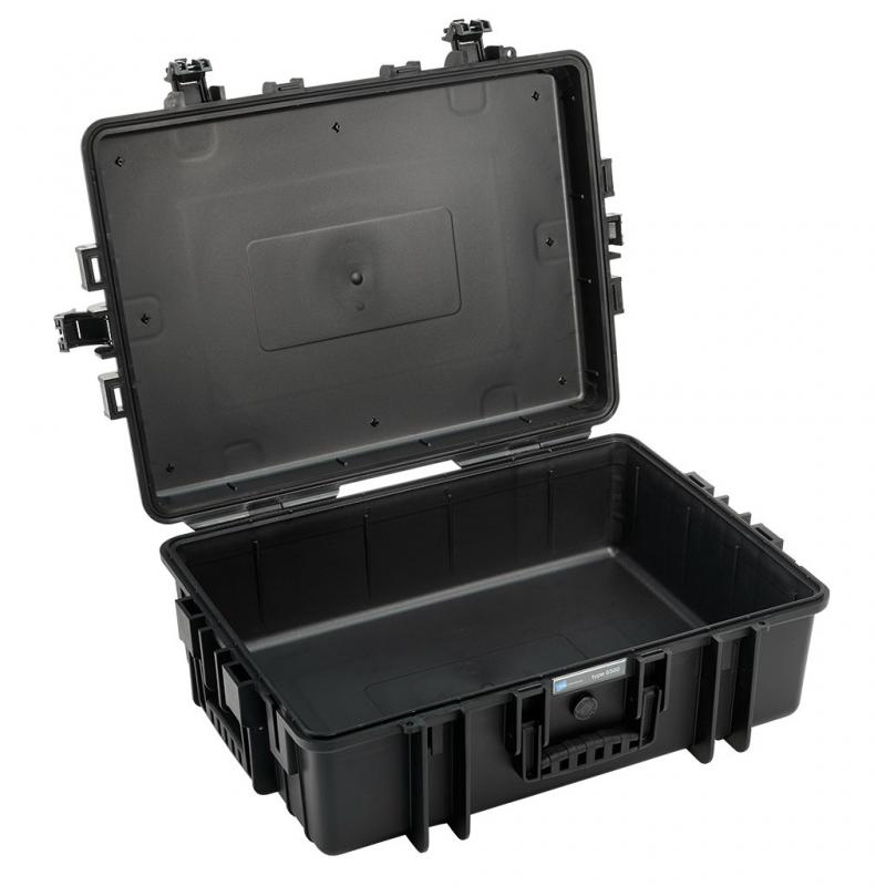 Outdoorový kufr typ 6500 černý, prázdný