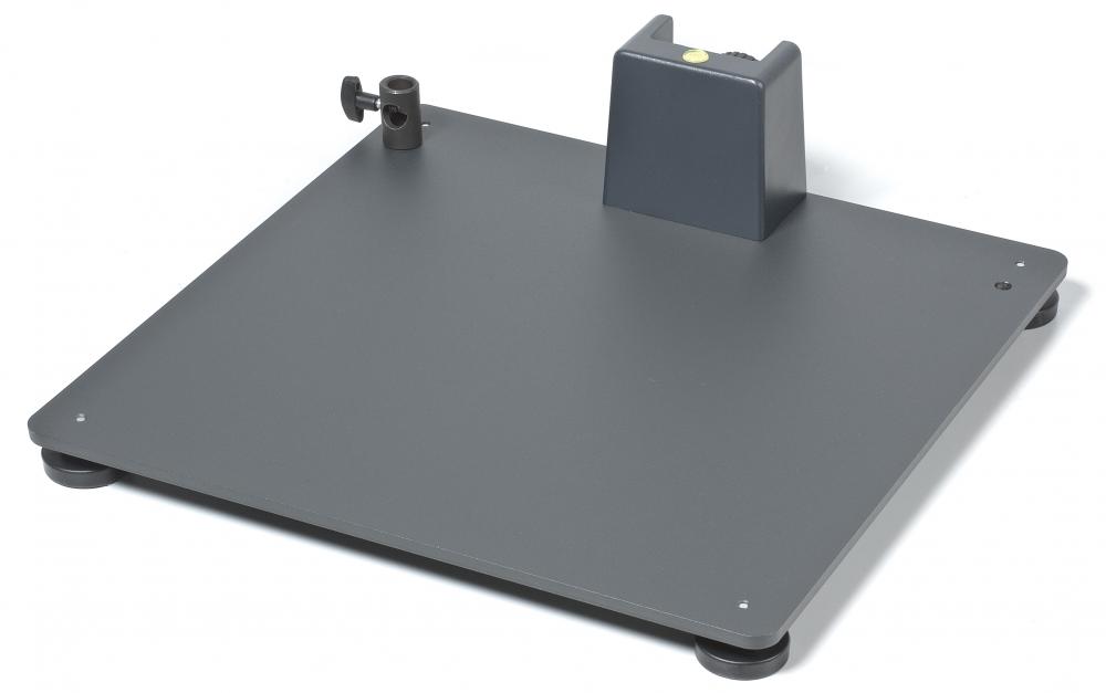 Základová deska 45x45cm kovová s patou pro sloupek Základová deska 45x45cm kovová s patou pro sloupek