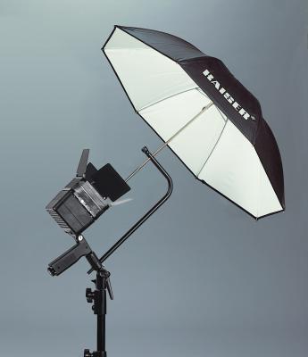 Fotografický deštník, bílý, d=80cm - DOPRODEJ
