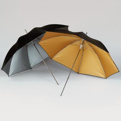 Fotografický deštník, zlatá, d=85cm