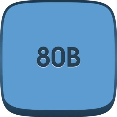 konverzní modrý - 80B