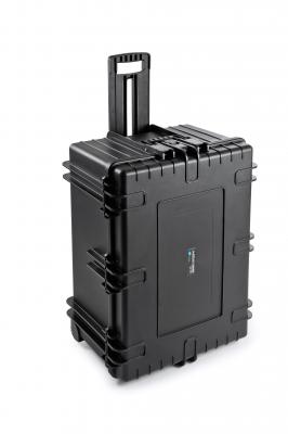 B&W outdoorový kufr typ 7800, prázdný, černý