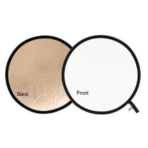 Odrazná deska prům 76 cm sluneční oheň/bílá