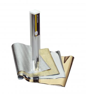 Reflektor pack - sada 8 ks - 0,55 x 0,60m - a' 2 ks / soft silver, soft gold, mirror silver a mirror gold