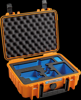 Outdoorový kufr typ 1000 pro GoPro Hero 11 (velikost i pro GoPro Hero 9/10, oranžový