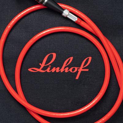 Drátěná spoušť 430 mm, red, T-lock + turning nipple