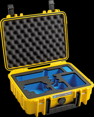 B&W Outdoorový kufr typ 1000 pro GoPro Hero 11 (velikost i pro GoPro Hero 9/10), žlutý