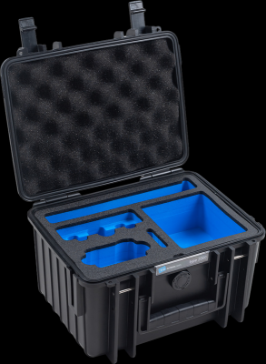 B&W outdoorový kufr typ 2000 pro DJI Osmo Action 3, černý