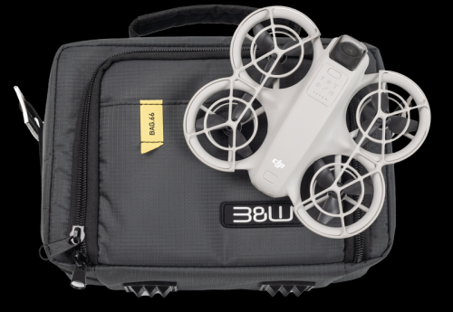 B&W outdoorové pevné pouzdo na Drone.Bag TEX-66 NEO pro DJI Neo, šedé