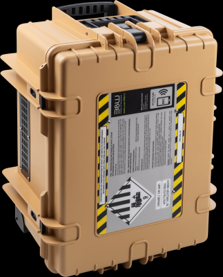 B&W outdoorový kufr Battery.case 908.16 pro transport a úschovu vibitých lithiových baterií, pouštní odstín