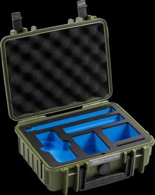 B&W outdoorový kufr typ 1000 pro Insta360 X4 / Insta360 X5, bronzově-zelený