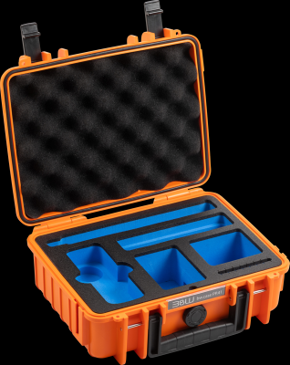 B&W outdoorový kufr typ 1000 pro Insta360 X4 / Insta360 X5, oranžový