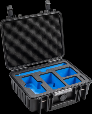 B&W outdoorový kufr typ 1000 pro Insta360 X4, černý