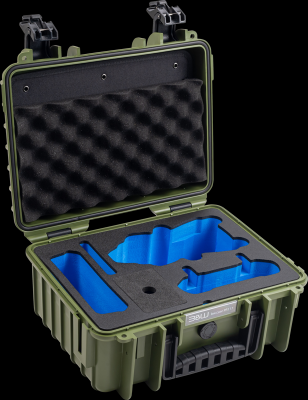 B&W outdoorový kufr typ 3000 pro DJI Air 3S, bronzově-zelený