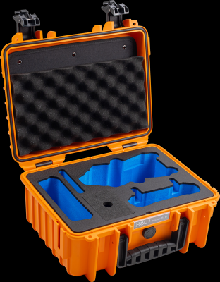 B&W outdoorový kufr typ 3000 pro DJI Air 3S, oranževý