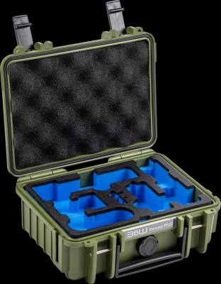 B&W outdoorový kufr typ 500 pro DJI Osmo Pocket 3 Creator Combo, bronzově zelený