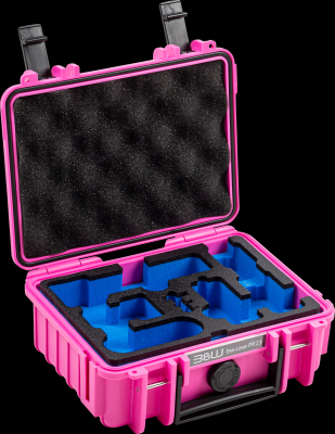 B&W outdoorový kufr typ 500 pro DJI Osmo Pocket 3 Creator Combo, růžový