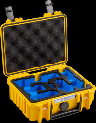 B&W outdoorový kufr typ 500 pro DJI Osmo Pocket 3 Creator Combo, žlutý