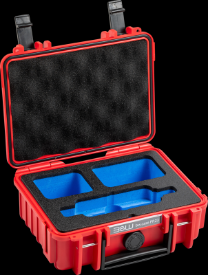 B&W outdoorový kufr typ 500 pro Insta360 X3, červený