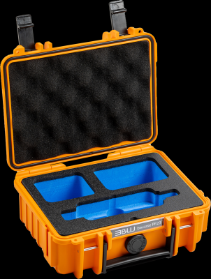 B&W outdoorový kufr typ 500 pro Insta360 X3, oranževý