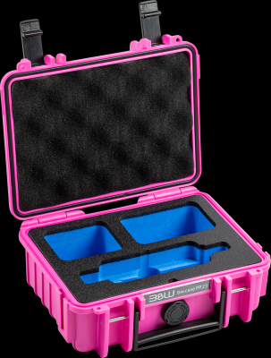 B&W outdoorový kufr typ 500 pro Insta360 X3, růžový