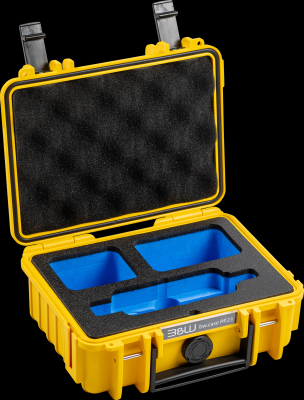 B&W outdoorový kufr typ 500 pro Insta360 X3, žlutý