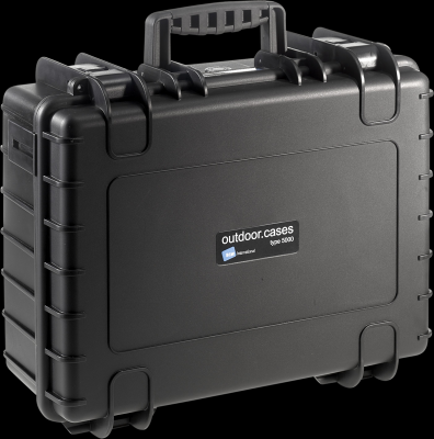 B&W outdoorový kufr typ 5000, s předřezanou pěnou pro SAMYANG XEEN CF (5 objektivů vč. 35mm T1.5) Sony E, černý