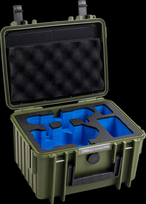 B&W Outdoorový kufr typ 2000 pro DJI Mini 4 PRO, bronzově-zelený