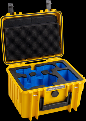 B&W Outdoorový kufr typ 2000 pro DJI Mini 4 PRO, žlutý