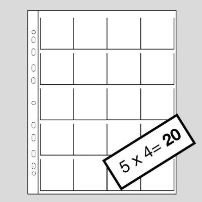 Archivační fólie DIA 5x5 plast čirý/nečirý, 10ks