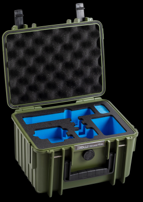 B&W Outdoor ový kufr typ PP.66 pro GoPro HERO 13 (i pro GoPro 9-13), bronzově-zelený