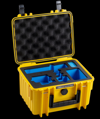 B&W Outdoor ový kufr typ PP.66 pro GoPro HERO 13 (i pro GoPro 9-13), žlutý