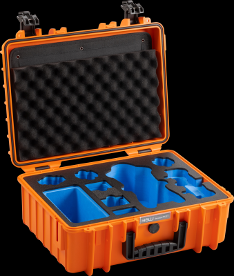 B&W Outdoorový kufr typ 5000 pro DJI Mavic 4 Pro, oranžový