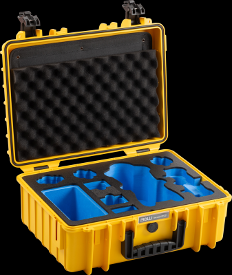 B&W Outdoorový kufr typ 5000 pro DJI Mavic 4 Pro, žlutý