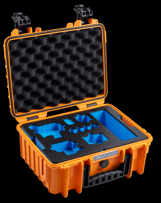 B&W Outdoorový kufr typ PP.117  pro GoPro HERO 13 (i pro GoPro 9-13), oranžový