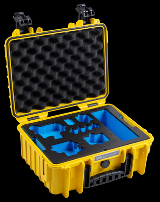 B&W Outdoorový kufr typ PP.117  pro GoPro HERO 13 (i pro GoPro 9-13), žlutý