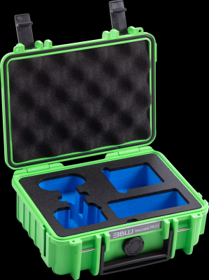 B&W Outdoorový kufr typ PP.23. pro Insta360 GO3/GO3S, zelený