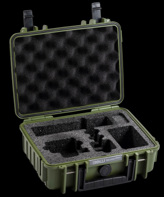 B&W Outdoorový kufr typePP.41 pro GoPro HERO 13AP (i pro GoPro 9-13AP), bronzově-zelený